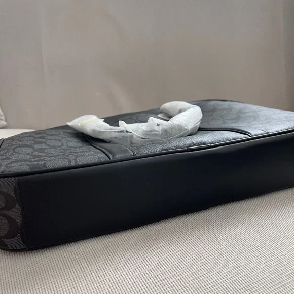 Coach F54803 Men's Signature Slim Brief Bag